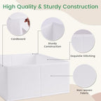 Criusia 16 Pack Underwear Drawer Organizer, Drawer Organizer Clothes, Foldable Cloth Storage Box Closet Dresser Drawer Divider Organizer for Clothes, Scarves (White) - Image 4