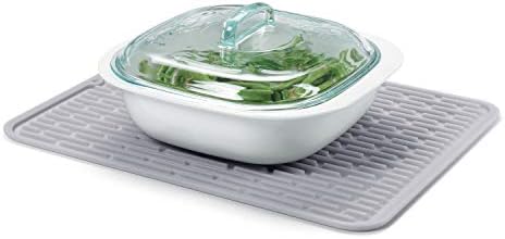 OXO Good Grips 13265200MLNYK Silicone Draining Mat Grey - Image 3