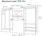 SEMHOR E06 Expandable Heavy Duty Clothes Rack for Reach-in Closet - Image 5