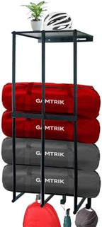 Camping Chair Storage Wall Mount Metal Rack for Garage Organization by gamtrik