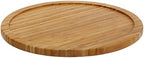 YBM Home Bamboo Wooden Non-Skid Spinner for Kitchen, Pantry, Fridge, Cupboards, or Counter Organizing, Fully Rotating Organizer by YBMHome