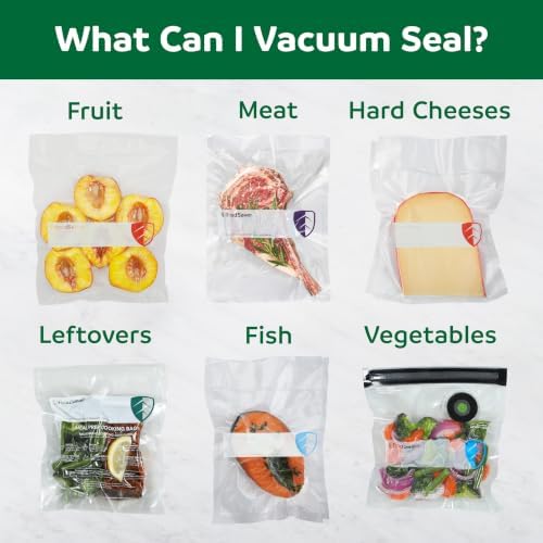 FoodSaver Heavy Duty Quart Vacuum Seal Bags, 88 Count 8" x 11" BPA-Free Freezer Bags, 30% Thicker for Food Storage, Sous Vide, and Meal Prep - Image 5
