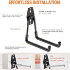 HUPBIPY Garage Hooks Heavy Duty 10 Pack, Wall Mount Ladder Hooks - Image 3