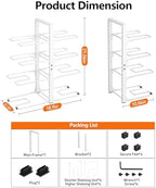 MUDEELA 8-Tier Heavy Duty Pots and Pans Organizer for Cabinet, 20.8"H White - Image 6