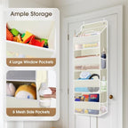 2 Pcs Over The Door Organizer Large Capacity Hanging Storage Room Organizer - Image 4