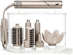 Affogato Storage Holder Compatible with Shark FlexStyle HD430C, Desktop Organizer for Storage Attachments, Acrylic Hairdryer Rack with Cord Hanger for Accessories Curlers Brushes Diffuser by Affogato