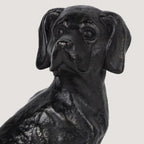 Decorative Bookends for Shelves, Dog Book Ends for Heavy Books, Labrador Retriever Statues Bookends for Heavy Books with Anti-Slip Base Book Holders for Home Office Decor (Black) - Image 4