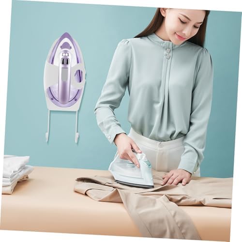 PRETYZOOM Wall Mounted Ironing Board Hanger Heat Resistant Iron Holder for Space Saving Storage Laundry Room Bathroom Design for Iron Ironing Board Organization - Image 5