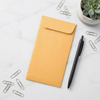 JAM PAPER #7 Coin Business Envelopes with Peel and Seal Closure - 3 1/2 x 6 1/2 - Brown Kraft Manila - Bulk 250/Box - Image 6