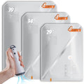 Vacbird Vacuum Seal Bags for Clothing with Rechargeable Cordless Pump, 12 Pack Compression Packing Bags, Space Saver Storage for Seasonal Clothes Bedding Blanket Pillows Comforters Luggage Travel by VACBIRD