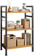 DUMOS 3 Tier Bookshelf, Home Office Bookcase Shelf Storage Organizer by DumosLifestyle