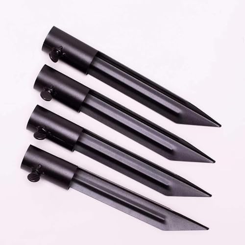 Metal Bamboo Stakes, Flag Pole Holder for Ground Spike, 4-Pack - Image 3