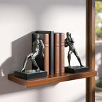 Abstract Sculpture Book Ends Decorative Bookends for Shelves, Modern Figure Bookends for Bookshelf Decor, Decorative Book Stoppers for Home Office Library - Image 5
