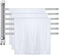 Teenyyou 16.5" Swivel Towel Rack 6 Arms 304 Stainless Steel Sliver by Teenyyou