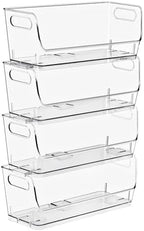 Sorbus Clear Pantry Organizer with Stackable Storage Bins, Open Front by Sorbus