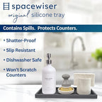 Spacewiser Silicone Countertop & Vanity Bathroom Tray – 2 PC 11.7" - Image 2