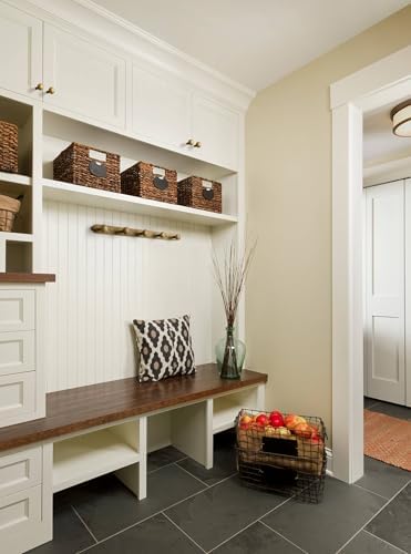 Goo-Ki Antique Brass Coat Rack Wall Mount, Heavy Duty Zinc Wall Mounted Coat Hooks with Keelplate Backplate, Vintage Hat and Towel Hanger Rail for Entryway, Bathroom and Mudroom (5 Hooks) - Image 3