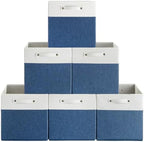 FinishingBo 13x13x13 Storage Cube Bins 6 Pack, Cube Shelf Baskets by SimplifySpaceSimplifyLife