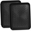 Plastic Boot Tray with Raised Edge 2 Pack for Entryway by SUPVOX