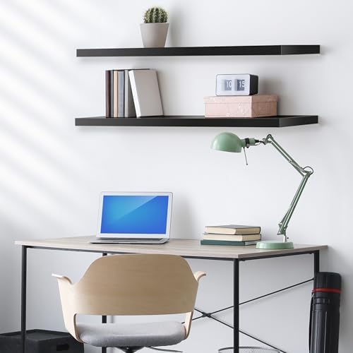 Sorbus Floating Shelves for Wall Storage (35 Inch, 2 Pack, Black) - Image 5