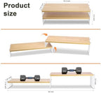 YGYQZ Adjustable Monitor Stand Riser, 7.67"×19.3" Dual Monitor Desk Stand - Image 6