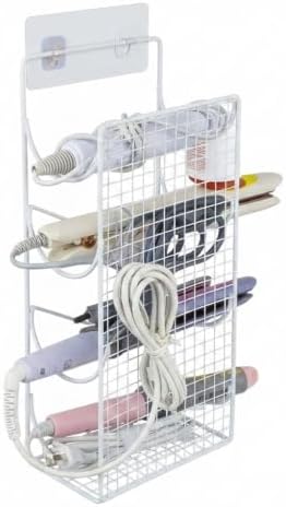 No Drill Wall Mount Curling Iron Holder, Zinc Alloy Hair Dryer Organizer by Unknown