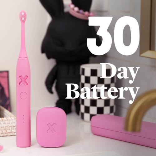 Made By Dentists PRO-X UV Toothbrush Sanitizer Clip - 5-Minute UV-C Cycle, 30-Day Battery, Universal Fit for Manual & Electric Toothbrushes, TSA-Friendly, Portable, Pink - Image 2