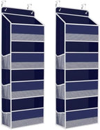2 Pcs Over The Door Organizer Large Capacity Hanging Storage Room Organizer by SpaceHacks