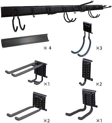 Ultrawall Tool Storage Rack, Garden Tool Organizer Wall Mount with 9 Hooks - Image 4