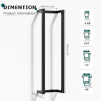 2 Pack Wall Mounted Towel Racks for Rolled Towels - Image 2