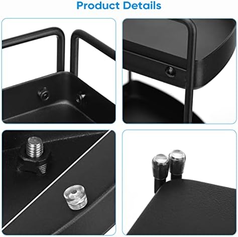 Corner Shelf 3 Tier Bathroom Countertop Organizer ，Kitchen Bathroom Countertop Perfume Trays for Dresser Cosmetic Makeup Organization Standing Shelves Space Saving Holder - Image 6