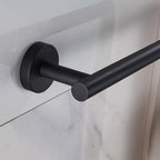 Marmolux ACC 5-Piece Black Bathroom Hardware Set - Hand Towel Holders & Bathroom Towel Rack - Wall Mounted Towel Bar - Stainless Steel (SUS304), Matte Black - Image 6