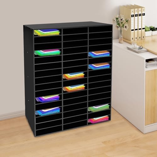 48-Slots Classroom Mailbox Thickened PVC Literature Organizer - Image 5