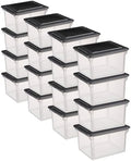 Sterilite File Box Tote with Lids for Letter and Legal Folders, 16-Pack by Sterilite