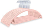 MIZGI Velvet Hangers 30 Pack, Patented Rounded Shoulder Sweater Hangers by MIZGI