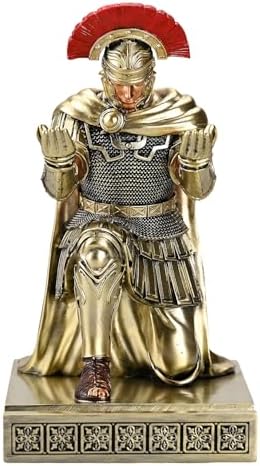 Centurion Cloak Warrior Pen Holder Phone Stand for Desktop Bronze - Image 2