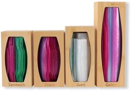 CRAKTH Plastic Bag Storage Organizer for Kitchen Drawer, Bamboo by FocusonProductDesign
