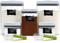Pop Push Button Airtight Food Storage Containers Baking Set 5 Pcs by MiraFureBrand