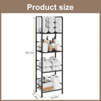 4-Tier Freestanding Towel Racks for Bathroom, Black Towel Rack Stand - Image 2