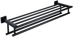 Alise Double Towel Racks for Bathroom Wall Mount 24 Inch,Matte Black by Alise