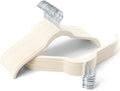 Sishynio Velvet Shirt Hangers 30 Pack, Slim Felt Hangers Beige by Sishynio
