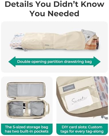 BAGSMART Compression Packing Cubes for Travel Essentials - Image 5
