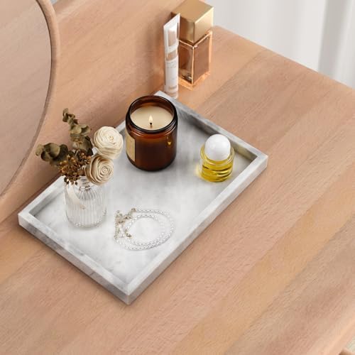 Real Natural Marble Tray for Bathroom, Vanity, Kitchen Counter & Desktop - Image 5