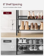 VASAGLE 4-Tier Shoe Rack, Adjustable, Freestanding - Image 5