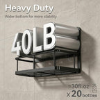 6 Pack Shower Caddy - Stainless Steel Shower Shelf for Inside Shower - Image 3
