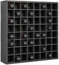 Krafetto Hair Dye Storage Organizer, 64 Grids Wall-mountable Hair Color Holder, Stackable Toner Bottle Rack, Salon Decor for Hair Dye Bottles by Krafetto