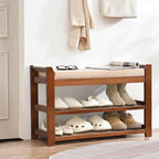 PETKABOO Shoe Rack Bench with Cushion, Shoe Rack for Front Door Entrance, Shoe Bench with Storage for Entryway Hallway Bedroom Living Room - Image 7