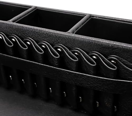 Barber Storage Box,Hairdressing Tool Holder, Multifunctional Detachable Large Storage Box, Shear Holder PU Leather Salon Scissors Holder, Hair Cutting Tools Storage Case for Barber Accessories(Large) - Image 5
