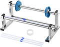 PATIKIL 15inch Stretch Wrap Dispenser, Table Stretch Film Dispenser Desktop Wrapping Packing Machine Pallet Wrapper Stainless Steel with 4pcs Film Slide Cutter for 35cm/13.8in Width Wrap by PATIKIL