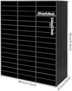 Literature Organizer,Desktop File Sorter Mail Center,Paper Storage Cabinet with 48 Slots Compartments,Suitable for Home School Office (48 Slots Black) - Image 5
